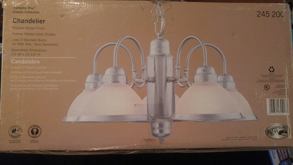 Classic Collection Hampton Bay Chandelier Buy Bell Champagne Alabaster