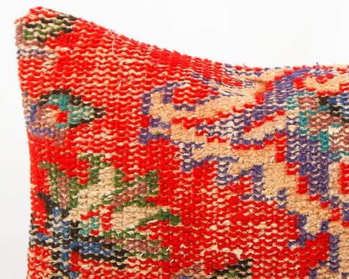 Kilim Pillow Cover Turkish Southwestern Bohemien Moroccan Boho Kilim Rug Cover - Picture 4 of 6