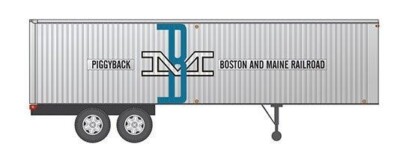Rapido HO 35' Fruehauf Integral-Post Volume Van - Boston & Maine:  RAP403001-W