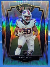 2020 Select Zack Moss Premier Level Silver Prizm Rookie Card RC #169 Bills 