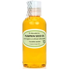 4 Oz Premium Unrefined Pumpkin Seed Oil Pure Organic Cold Pressed Multi Purpose 