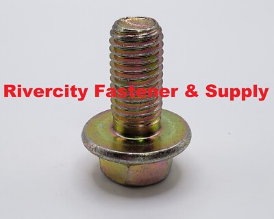 15 Bulloni A Flangia Esagonali M12-1.75x25 Grado 10.9 Zincati Gialli - Rivercity Fastener - Foto 3