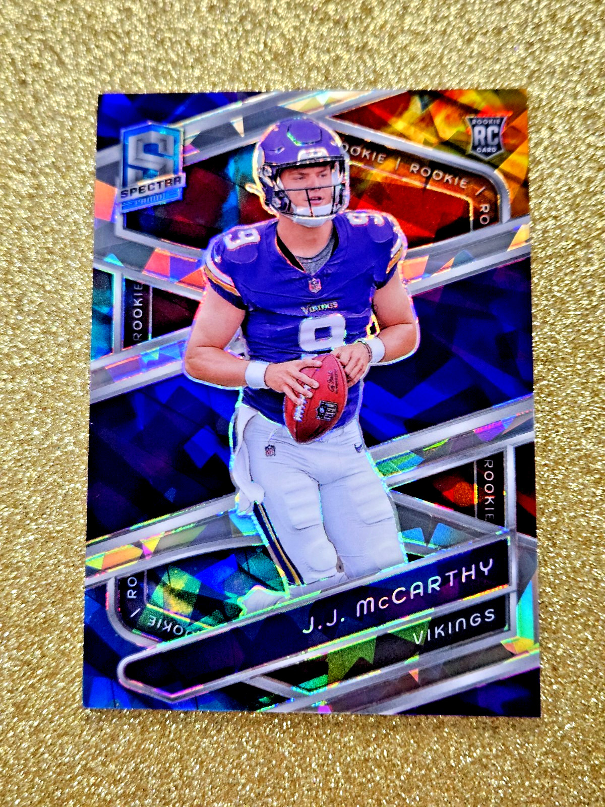 2024 Panini Spectra JJ McCARTHY Rookie Astral Prizm RC /40 MINT #121 💜💜💜