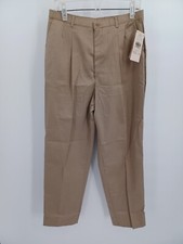 NOS Vintage 80s LEVIS Sportswear High Waist Khaki Pants Irregular Size 16