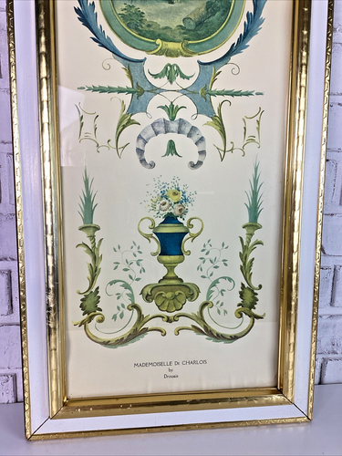 Mademoiselle De Charlois by Drouais 15x35 Large Framed Offset Lithograph Print - Picture 4 of 17