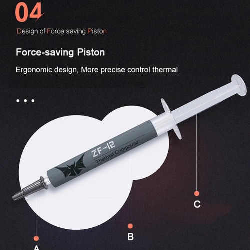 Dissipation Thermal Conductive Grease Silicone Heat Sink Paste 12W/for M.k - Afbeelding 3 van 14