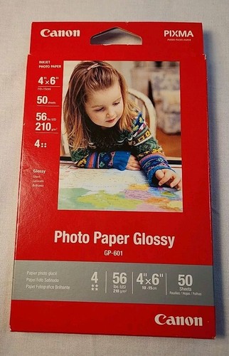 Canon Photo Paper 4” x 6" 50 sheets Glossy GP-601 8649B001 - 第 1/2 張圖片