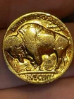 1926 S Buffalo Nickel 5 Cent Piece- San Francisco, Gold Plated