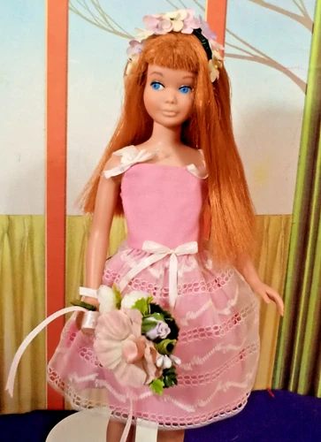 Vintage Mattel Protype Test Market Skipper Red Hair Tagged Outfit Accessories