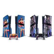 DC WOMEN CORE COMPOSITIONS VINYL SKIN FOR SONY PS5 PRO DISC EDITION BUNDLE