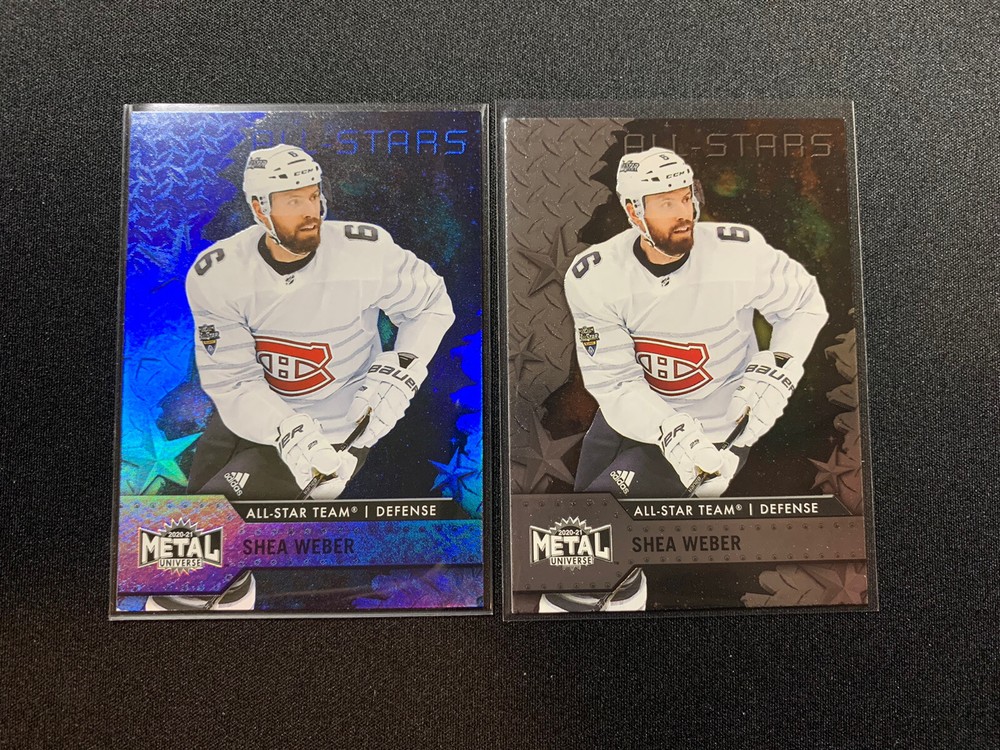 Shea Weber 2021 NHL Metal universe + Blue Foil #185