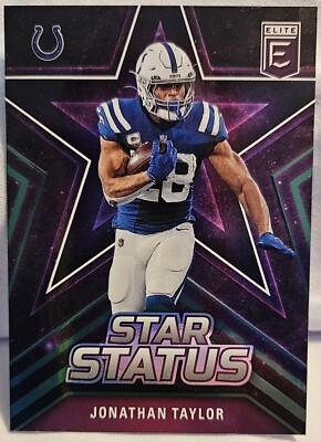 2023 Donruss Elite Jonathan Taylor Star Status Green #11 Colts 