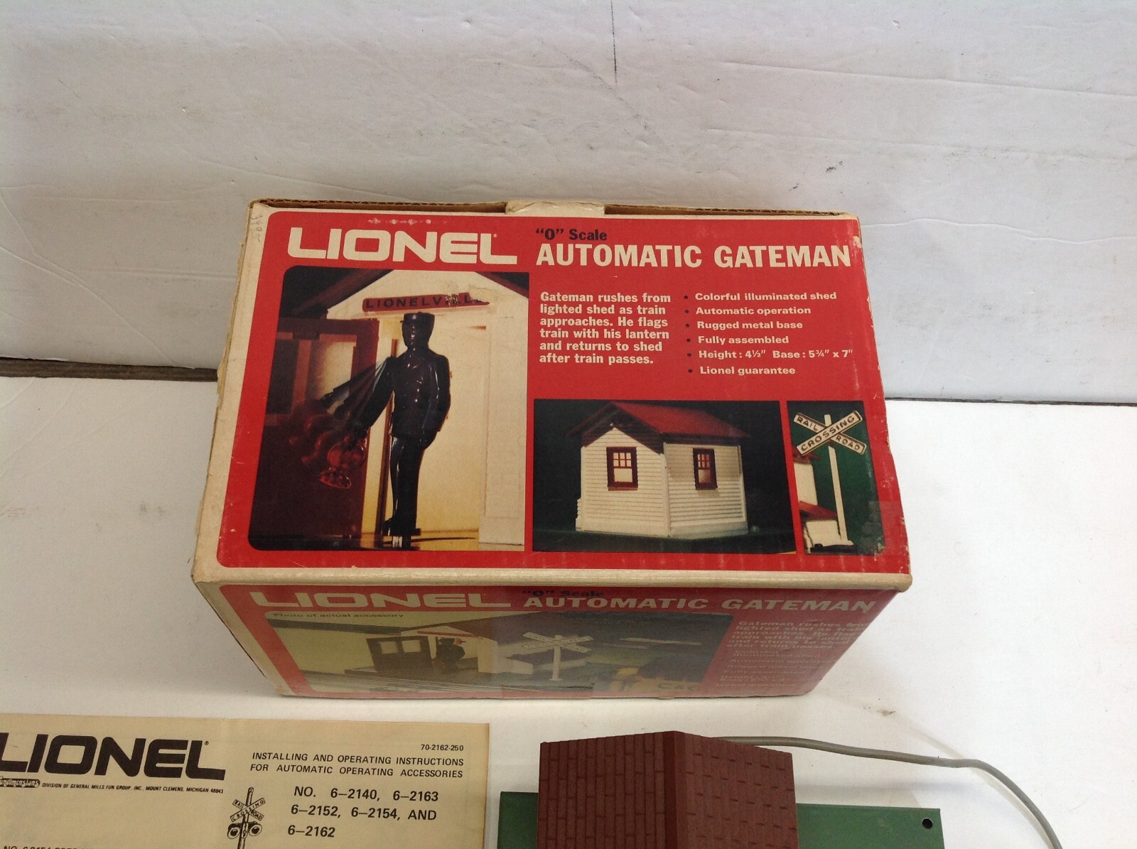LIONEL 145 (6-2145) ILLUMINATED OPERATING AUTOMATIC GATEMAN FOR O/O-27 ...