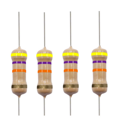10 Pack~100PACK  47K Ohm Ω  5% Tolerance 1/2W 0.5 Watt Carbon Film Resistor