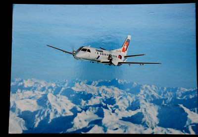 58455 AK  Airport Flugzeug Flughafen HB-AKB crossair Saab 340 Cityliner