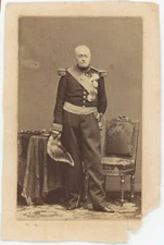 CDV Circa 1860. The Marshal Castellane IN Uniforme. Militaria