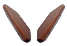 Pair of Hand Crafted Wood Armrests - Set for Early Kenworth Trucks 