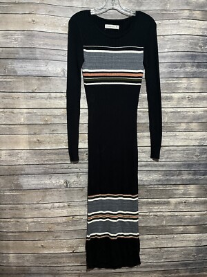 knee length dresses for ladies Abercrombie & Fitch Brown Floral Plunge V-Neck Long Sleeve Mini Wrap D –  Brie main image 0