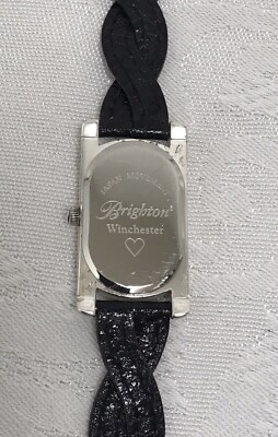 Brighton Winchester watch Retired Brighton Winchester Rectangular Silver Plated  main image 4