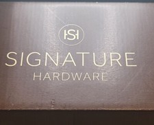 Signature Hardware Lexia 18" Towel Bar Polished Chrome NO MOUNTING HARDWARE