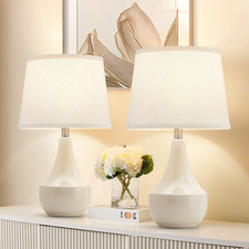 Table Lamp Set of 2, 18.63In Ceramic Table Lamp Classic beside Lamps Nightstand