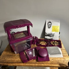 Curtis Stone Everyday Purple Chop Chop All in One Prep Food Chopper Tool