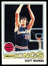 1977-78 Topps Basketball Card Scott Wedman Kansas City Kings #17 EX-MT