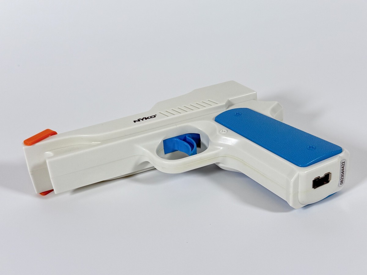Nyko Perfect Shot Gun w/ Orange Clip (for Nintendo Wii) | eBay
