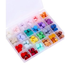Wax Seal Beads with 24 Color Variety, Ideal for Invitations and Letter Sealing