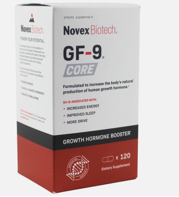 Novex Biotech GF-9 Core GH Booster Supplement 120 Capsules 06/2027+