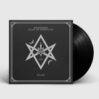 DEVATHORN / BLAZE OF PERDITION - 418 - ATh IAV Split  [BLACK LP]