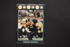 Drew Brees 2008 Topps Chrome Refractor #TC1 New Orleans Saints Parallel