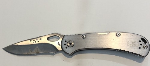 Buck USA 722 Spitfire grau Taschenmesser gebraucht