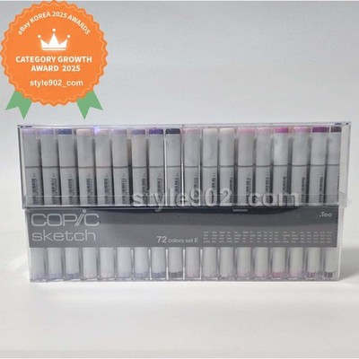 Original Copic Sketch 72 E Color Set Markers Artist Drawing New Sealed -FedEX