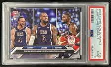 2024 Topps Now Olympic Games LeBron James Steph Curry Kevin Durant #26 PSA 9