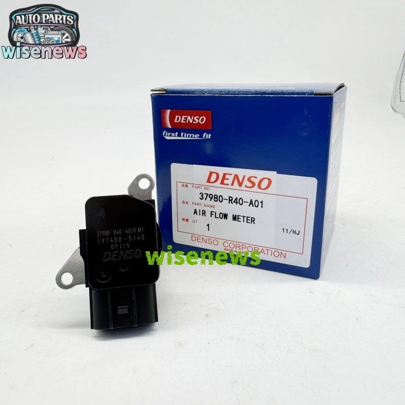 DENSO Mass Air Flow Sensor 37980-R40-A01 For Honda CR-V 10-15 Civic 12-15 2.4L - Image 2 of 4