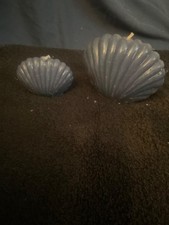 Decorative Seashell Candle Set