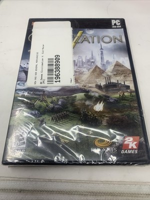 Sid Meier's Civilization V 5 (PC CD-Rom, 2010) Brand New Sealed CIB