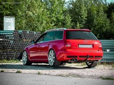 Fox Edelstahl Sportauspuff-Komplettanlage Ø90mm-System Audi RS4 B5 2x90mm Fox Edelstahl Sportauspuff-Komplettanlage Ø90mm-System Audi RS4 B5 2x90mm