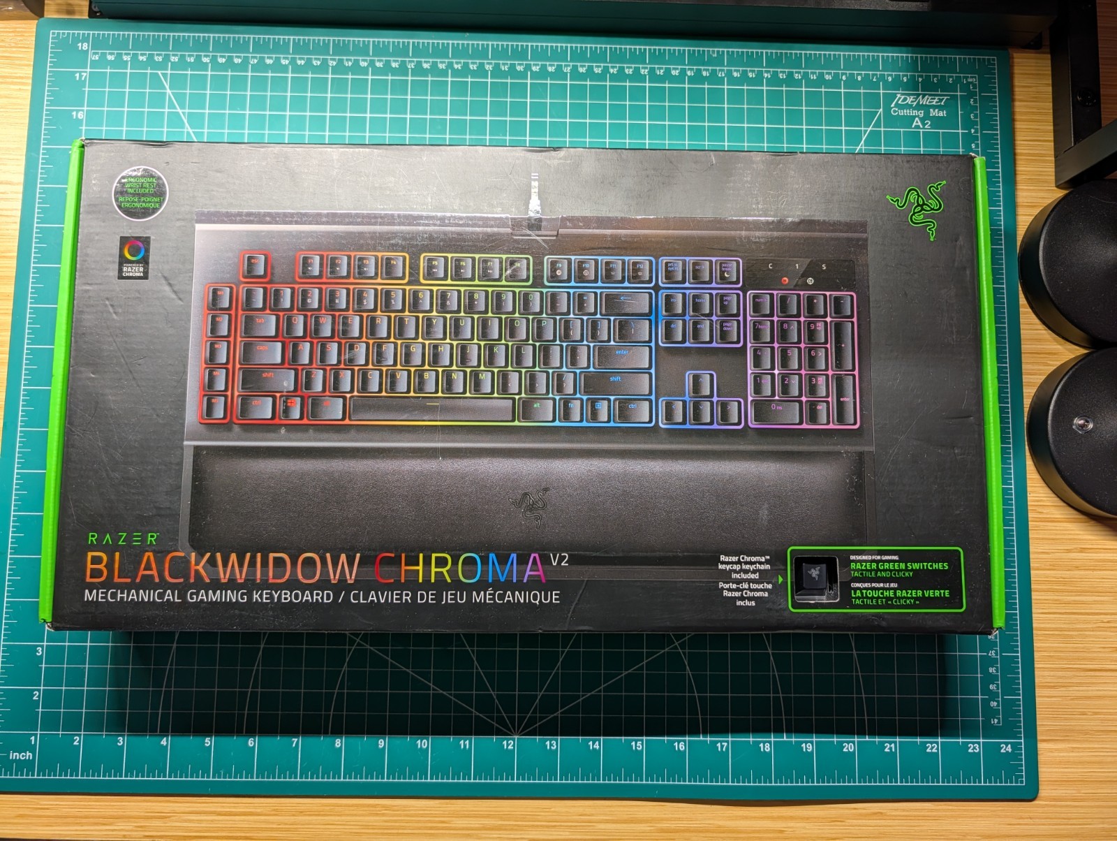 Razer BlackWidow Chroma V2 Mechanical Keyboard Green Switch 