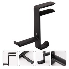 Headset Hanger for Desk Adjustable Clamp-on Headphone Holder Stand