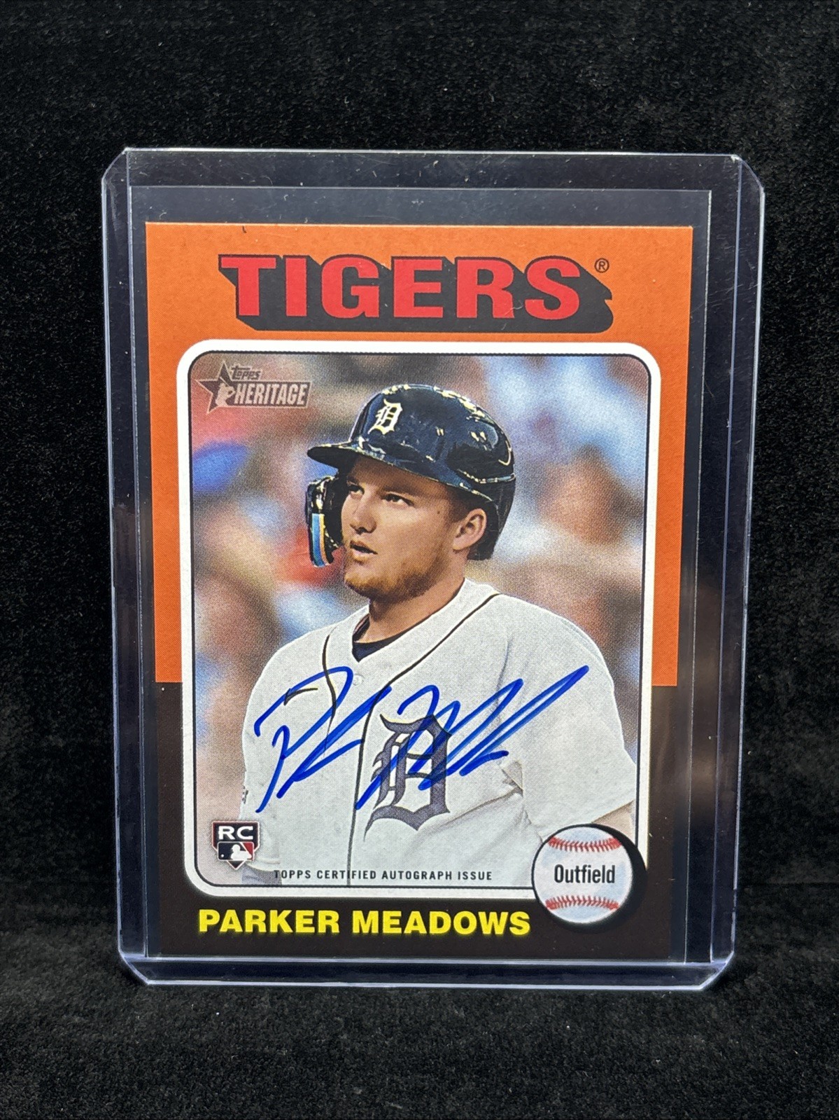 2024 Topps Heritage High Number - Real One Autographs Parker Meadows #ROA-PM...