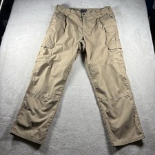 5.11 Tactical Pants Men s 38x32 Beige Ripstop Cargo Utility 1477