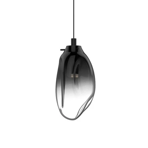 Sonneman 2970 Black Liquid Single Light 6"W Mini Pendant - Picture 1 of 10