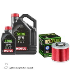 YD250 3UN Oil and Filter Kit Motul 5100 10w40 5L Yamaha YD 250 1989