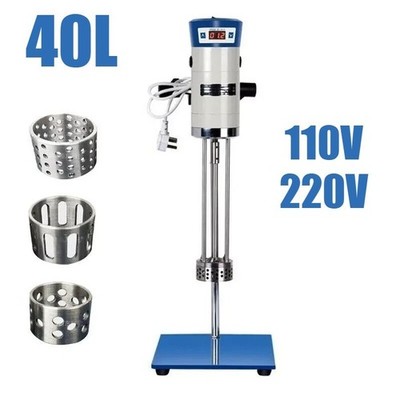 40L JRJ300-SH Lab Digital High Speed Shear Emulsification Homogenizer Mixer New