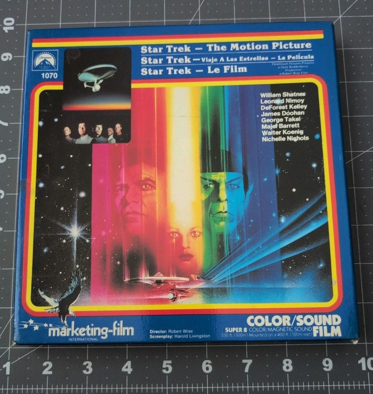 Marketing Film STAR TREK THE MOTION PICTURE super 8 film Sci-Fi space #MOVIES