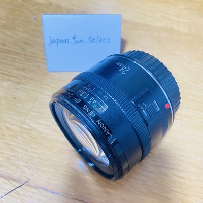 Canon EF 24mm F2.8 Black Wide Angle Prime Lens Travel Landscape Exc+++