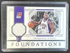 2018-19 Panini Cornerstones Shaquille O'Neal Foundations Jersey #FM-SON Suns
