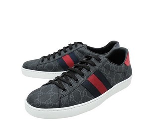Gucci Ace GG Supreme Monogram Sneakers Python Trim Men’s Size 11.5 Gucci Ace GG Supreme Monogram Sneakers Python Trim Men main image 2